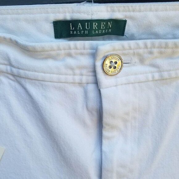 Lauren Ralph Lauren White Cropped Jeans size 2 (Has tags) - Picture 2 of 8